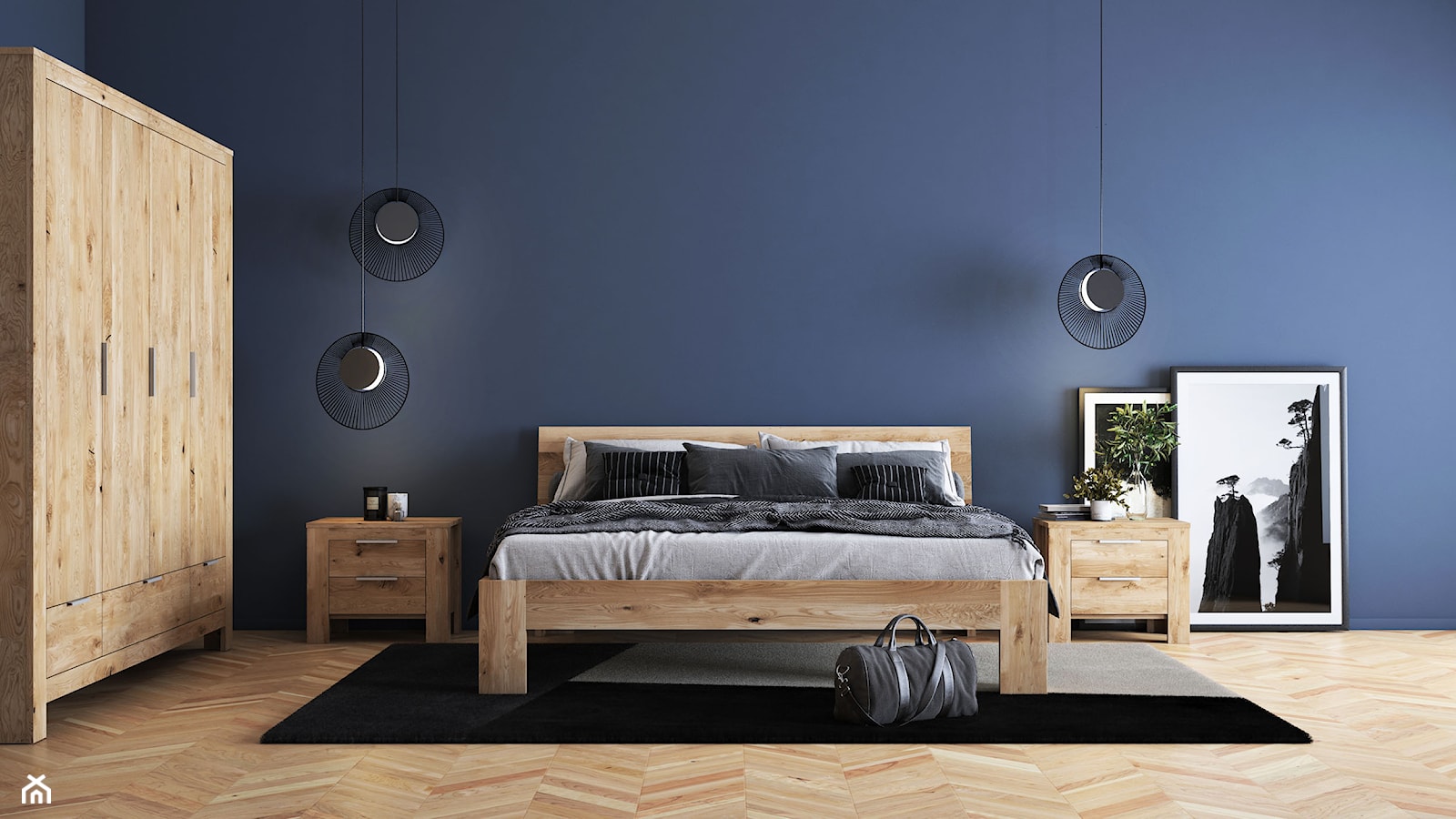 Sypialnia dębowa - zdjęcie od WOODICA ® meble z drewna - Homebook