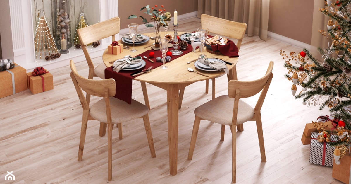 Stoły i krzesła dębowe do jadalni - Jadalnia - zdjęcie od WOODICA ® meble z drewna - Homebook