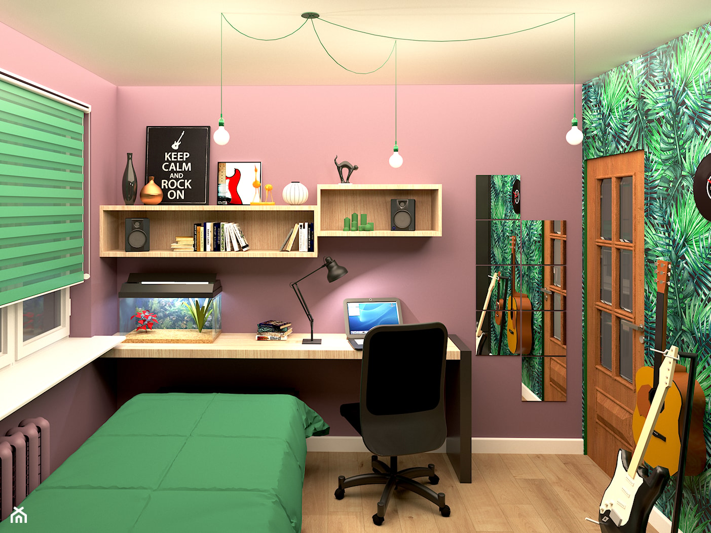 Pokój dla nastolatki w stylu nowoczesnym - zdjęcie od Ambiente Dominika Cymerman - Homebook