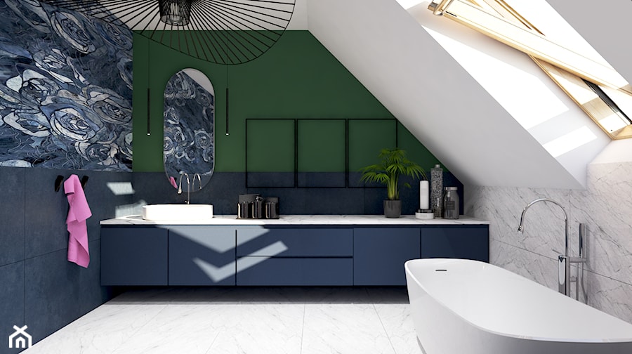 Projekt łazienki w stylu nowoczesnym - zdjęcie od Ambiente Dominika Cymerman
