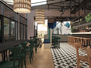 Projekt wnętrz Bistro Ignaś - Wnętrza publiczne, styl industrialny - zdjęcie od Ambiente Dominika Cymerman