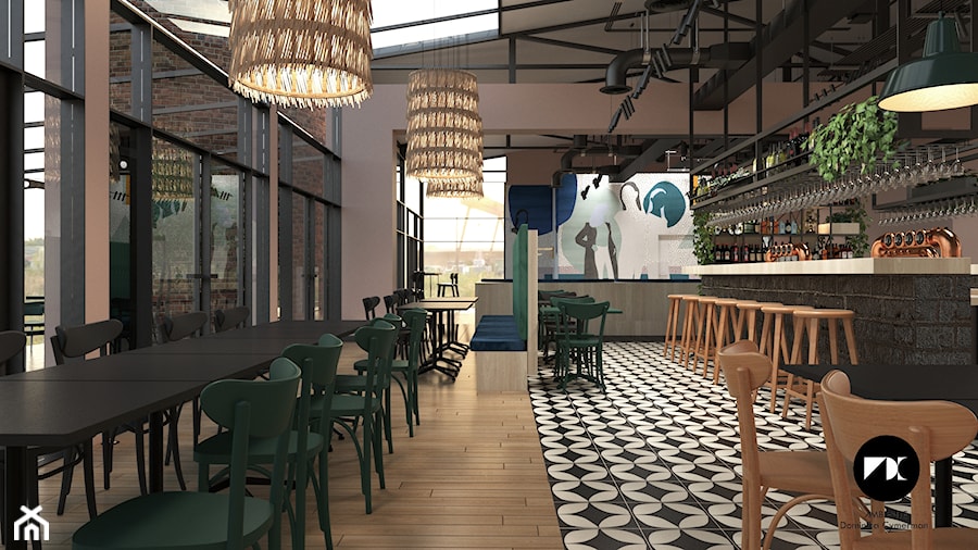 Projekt wnętrz Bistro Ignaś - Wnętrza publiczne, styl industrialny - zdjęcie od Ambiente Dominika Cymerman