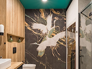 Tapeta w łazience - zdjęcie od Ambiente Dominika Cymerman