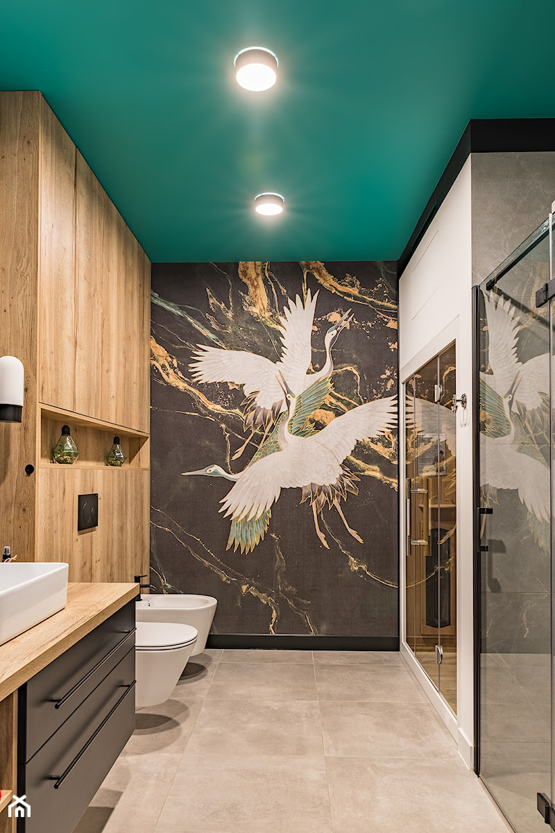 Tapeta w łazience - zdjęcie od Ambiente Dominika Cymerman