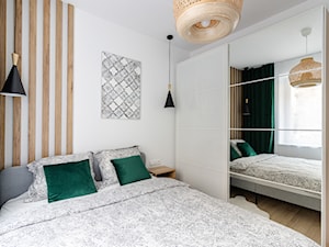Mieszkanie na wynajem w Katowicach - Sypialnia, styl nowoczesny - zdjęcie od Fotownętrza