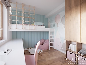 Projekt nowoczesnego domu - Pokój dziecka, styl skandynawski - zdjęcie od D ' INTERIOR. Studio Wnętrz