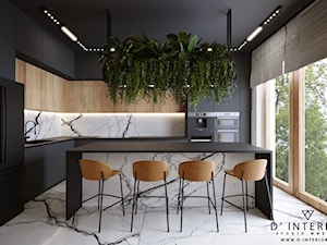 Projekt mieszkania w Orłowie - Kuchnia, styl nowoczesny - zdjęcie od D ' INTERIOR. Studio Wnętrz