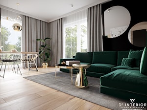 Mieszkanie w Warszawie - Salon, styl tradycyjny - zdjęcie od D ' INTERIOR. Studio Wnętrz