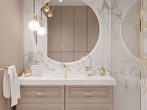 Modern In Classic - Średnia bez okna łazienka, styl glamour - zdjęcie od D ' INTERIOR. Studio Wnętrz