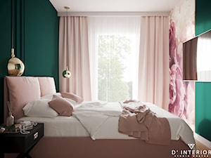 Mieszkanie w Warszawie - Sypialnia, styl nowoczesny - zdjęcie od D ' INTERIOR. Studio Wnętrz