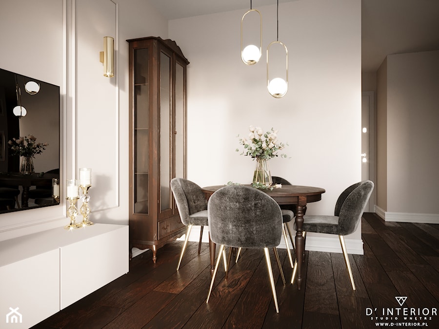 Modern In Classic - Jadalnia, styl tradycyjny - zdjęcie od D ' INTERIOR. Studio Wnętrz