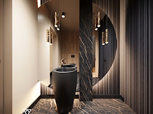Projekt nowoczesnego domu - Łazienka, styl nowoczesny - zdjęcie od D ' INTERIOR. Studio Wnętrz