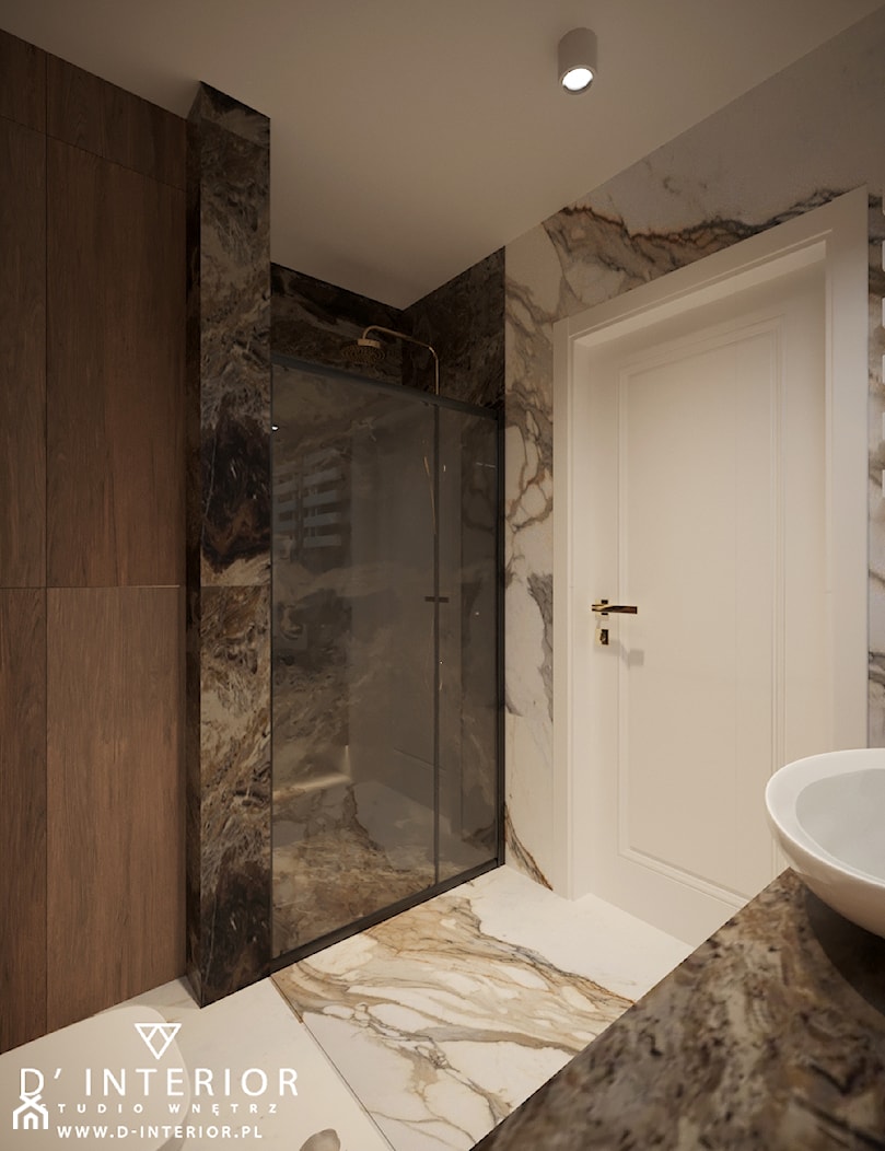 Łazienka nowoczesna z prysznicem - zdjęcie od D ' INTERIOR. Studio Wnętrz - Homebook
