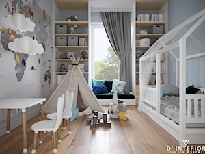 Mieszkanie w Warszawie - Pokój dziecka, styl skandynawski - zdjęcie od D ' INTERIOR. Studio Wnętrz
