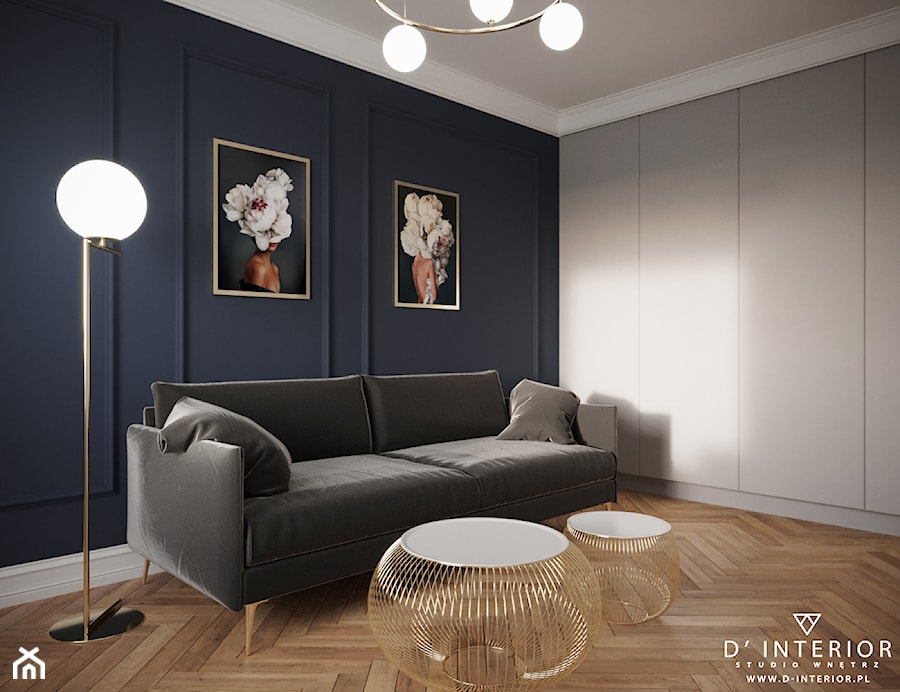 Projekt biura w stylu modern classic w Warszawie - zdjęcie od D ' INTERIOR. Studio Wnętrz