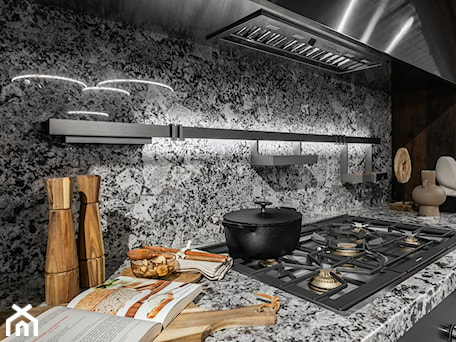 Aranżacje wnętrz - Kuchnia: Kuchnia Glacial Platinum - Kuchnia, styl nowoczesny - ernestrust. Przeglądaj, dodawaj i zapisuj najlepsze zdjęcia, pomysły i inspiracje designerskie. W bazie mamy już prawie milion fotografii!