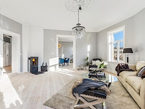 Apartament Bislett | Oslo | Norwegia - Salon, styl glamour - zdjęcie od Atelier Chwat