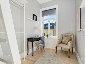 Apartament Bislett | Oslo | Norwegia - Średnia szara sypialnia, styl skandynawski - zdjęcie od Atelier Chwat