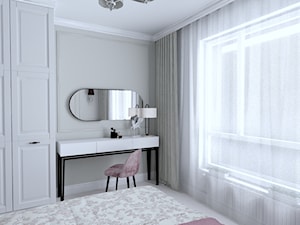Mieszkanie - Średnia szara sypialnia, styl tradycyjny - zdjęcie od Pracownia Wnętrz