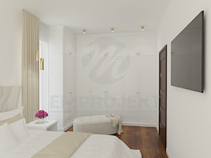 Nowoczesna klasyka - Mała biała sypialnia, styl tradycyjny - zdjęcie od Emprojekt - Manufaktura mebli klasycznych i oświetelnia
