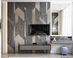 Projekt mieszkania 120 m2 - Sypialnia, styl nowoczesny - zdjęcie od SHAFIEVA DESIGN - Homebook