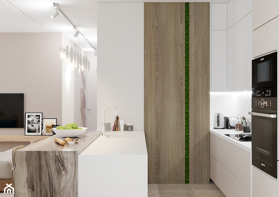 Projekt mieszkania 127m2 - Kuchnia, styl nowoczesny - zdjęcie od SHAFIEVA DESIGN