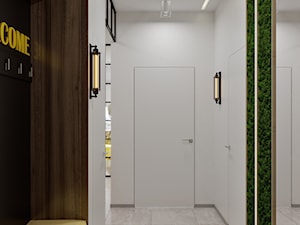 Projekt mieszkania 58,4 m2 - Hol / przedpokój, styl nowoczesny - zdjęcie od SHAFIEVA DESIGN
