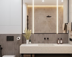 Projekt mieszkania 62 m2 - Łazienka, styl nowoczesny - zdjęcie od SHAFIEVA DESIGN - Homebook