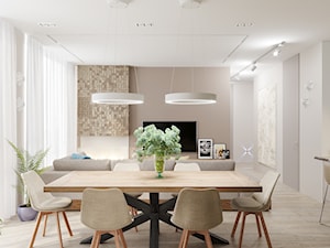 Projekt mieszkania 127m2 - Jadalnia, styl nowoczesny - zdjęcie od SHAFIEVA DESIGN