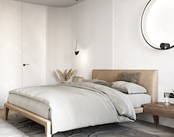 Projekt mieszkania 62 m2 - Sypialnia, styl nowoczesny - zdjęcie od SHAFIEVA DESIGN - Homebook