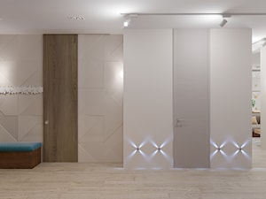 Projekt mieszkania 127m2 - Hol / przedpokój, styl nowoczesny - zdjęcie od SHAFIEVA DESIGN
