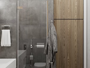 Projekt mieszkania 44m2 - Łazienka, styl nowoczesny - zdjęcie od SHAFIEVA DESIGN