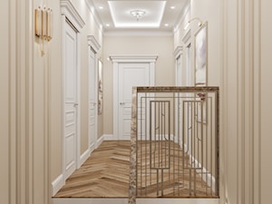Projekt mieszkania 130m2 - Schody, styl tradycyjny - zdjęcie od SHAFIEVA DESIGN