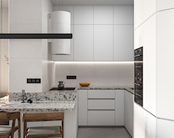 Projekt mieszkania 62 m2 - Kuchnia, styl nowoczesny - zdjęcie od SHAFIEVA DESIGN - Homebook