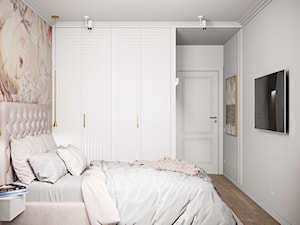 Projekt mieszkania 64,5m2 - Sypialnia, styl nowoczesny - zdjęcie od SHAFIEVA DESIGN
