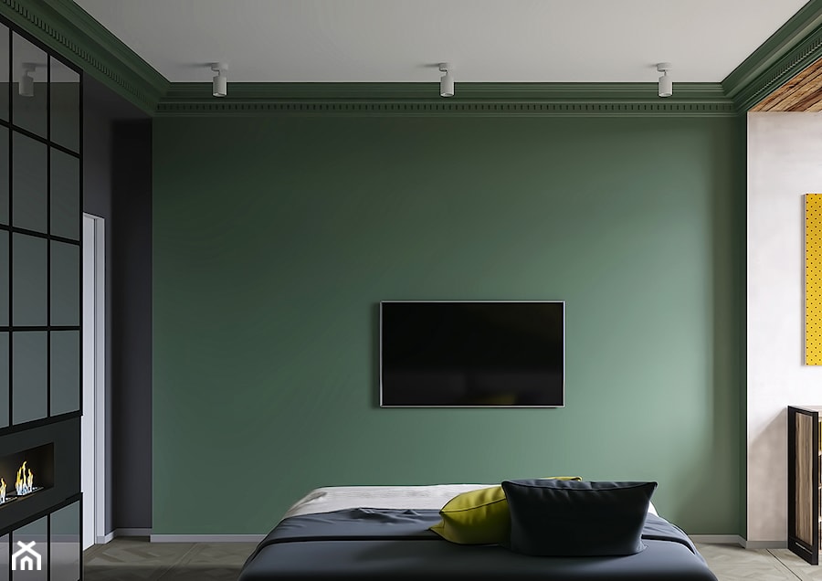 Projekt mieszkania 58,4 m2 - Sypialnia, styl nowoczesny - zdjęcie od SHAFIEVA DESIGN