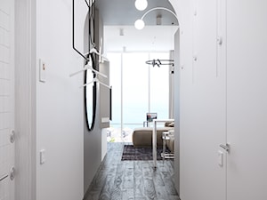 Projekt mieszkania 36m2 - Hol / przedpokój, styl nowoczesny - zdjęcie od SHAFIEVA DESIGN