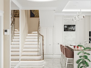 Projekt mieszkania 130m2 - Schody, styl tradycyjny - zdjęcie od SHAFIEVA DESIGN