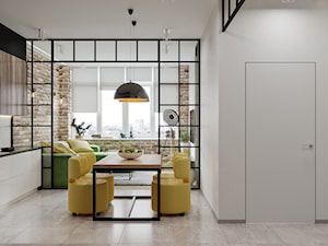 Projekt mieszkania 58,4 m2 - Kuchnia, styl nowoczesny - zdjęcie od SHAFIEVA DESIGN