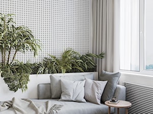 Projekt mieszkania 62 m2 - Sypialnia, styl nowoczesny - zdjęcie od SHAFIEVA DESIGN
