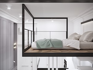 Projekt mieszkania 24m2 - Sypialnia, styl nowoczesny - zdjęcie od SHAFIEVA DESIGN