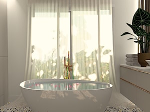 Łazienka z jaguarem. - zdjęcie od Wabud Sp z o.o.