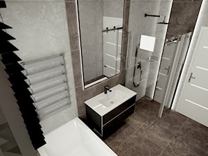 Łazienka w domu jednorodzinnym - Łazienka, styl nowoczesny - zdjęcie od Wabud Sp z o.o.