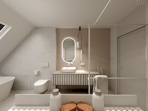 Projekt Cappucino - Łazienka, styl minimalistyczny - zdjęcie od Wabud Sp z o.o.