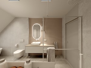 Projekt Cappucino - Łazienka, styl minimalistyczny - zdjęcie od Wabud Sp z o.o.