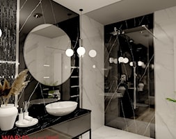 Projekt glamour z pięknym lustrem - Łazienka, styl glamour - zdjęcie od Wabud Sp z o.o. - Homebook