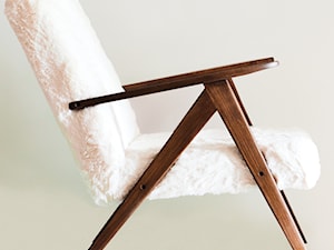 Fotel futrzak | biały - zdjęcie od Magiel