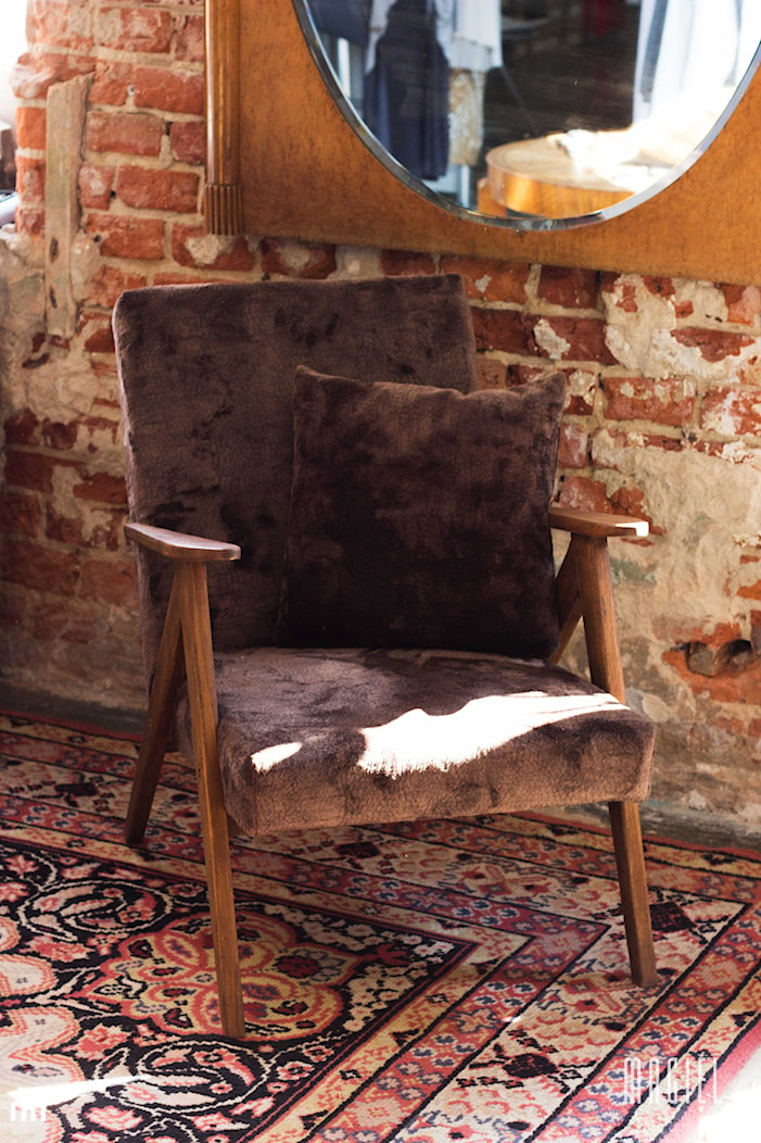 Fotel futrzak | brązowy - zdjęcie od Magiel - Homebook