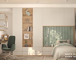 Sypialnia młodzieżowa miętowa - zdjęcie od Marta Zajdel Interior Design - Homebook