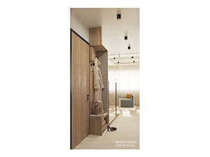 Przedpokój szafy lustrzane - zdjęcie od Marta Zajdel Interior Design